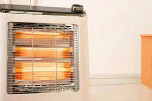 電気ストーブで部屋を加熱