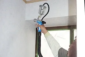 クロスコーティングの様子